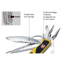 VICTORINOX - RANGERGRIP BOATSMAN JAUNE -Magasin Chasse victorinox 1 3